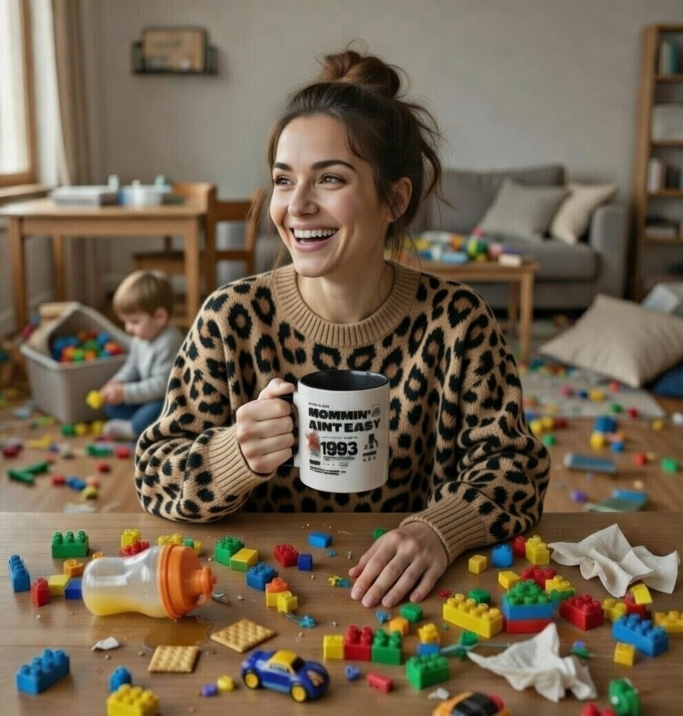 Mommin' Ain't Easy Ceramic Mug